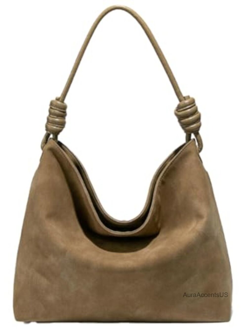 Suede Vegan Tote Bag Women Retro Shoulder Handbag Top Handle Satchel